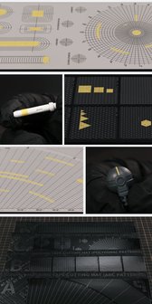 DSPIAE Masking Tape Snij Mat AT-ECB (Polygoon Patronen)
