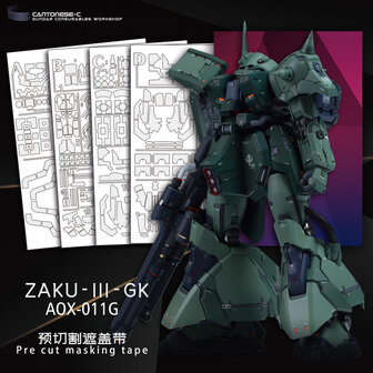 Cantonese-C Precut Tape voor Fortune Meow MG Zaku III