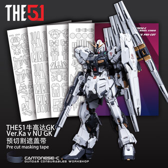Cantonese-C Precut Tape voor MG THE-51 RX-93 NU
