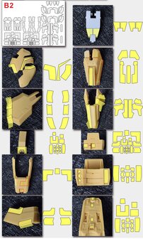 Cantonese-C Precut Tape voor MG THE-51 RX-93 NU