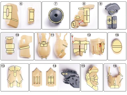 Cantonese-C Precut Tape voor AnchoreT-YJL MG Sazabi 1.0
