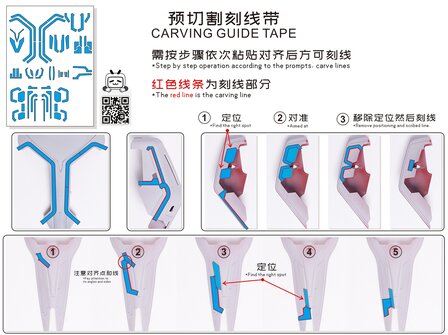 Cantonese-C Precut Tape voor AnchoreT-YJL MG Sazabi 2.0