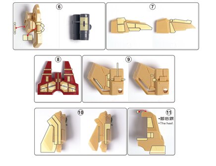 Cantonese-C Precut Tape voor AnchoreT-YJL MG Sazabi 2.0