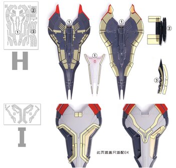 Cantonese-C Precut Tape voor AnchoreT-YJL MG Sazabi 2.0
