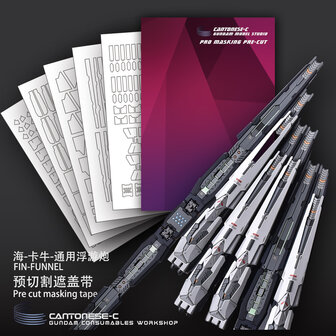 Cantonese-C Precut Tape voor AnchoreT-YJL Hi-Nu & Nu Fin-Funnel Set