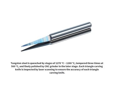 DSPIAE TS-01 Serie Tungsten Staal Driehoekige Scriber