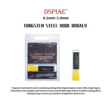 DSPIAE HC Series Tungsten Staal Haak Scribers individueel 0.1-3.0