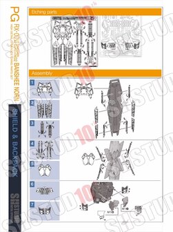 SH Studio PG RX-0[N] Banshee Unicorn Gundam Set