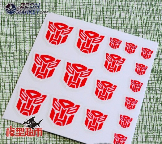 Autobot of Decepticon Stickers voor Transformers