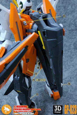 Anubis GP023 MG Kyrios GN-003 Detail Set