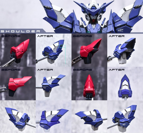 AnchoreT YujiaoLand MG Amazing Exia V1,25 Dress-up Kit + Metal thruster