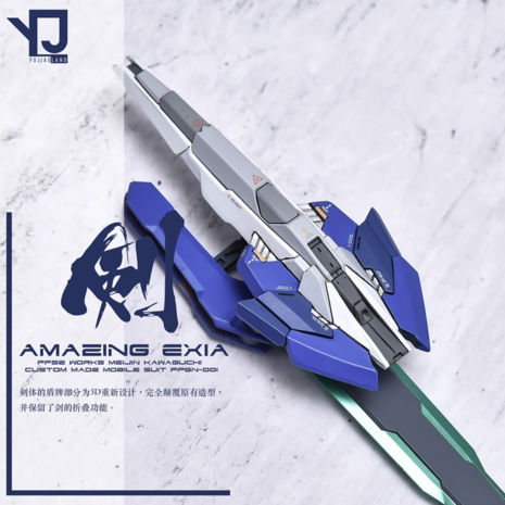 AnchoreT YujiaoLand MG Amazing Exia V1,25 Dress-up Kit + Metal thruster