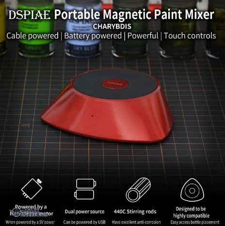 DSPIAE Magnetische Verf Mixer Charybdis MS-01