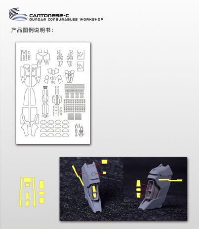 Cantonese-C Precut Tape voor Fortune Meow MG Justice