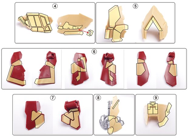 Cantonese-C Precut Tape voor AnchoreT-YJL MG Sazabi 2.0