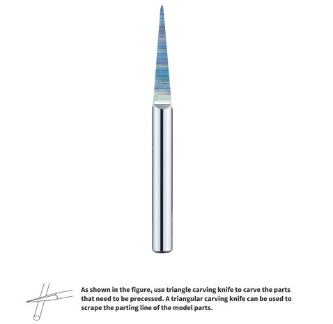 DSPIAE TS-01 Serie Tungsten Staal Driehoekige Scriber