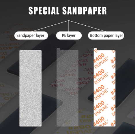 DSPIAE Flexible Sanding Pad FS 180-2500 Korrel