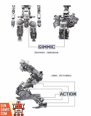 INERA+ Ruling Type 01 FA Battlemachine with Complete Metal Frame