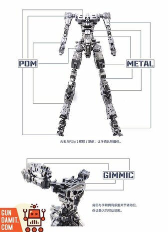 INERA+ Ruling Type 01 FA Battlemachine with Complete Metal Frame