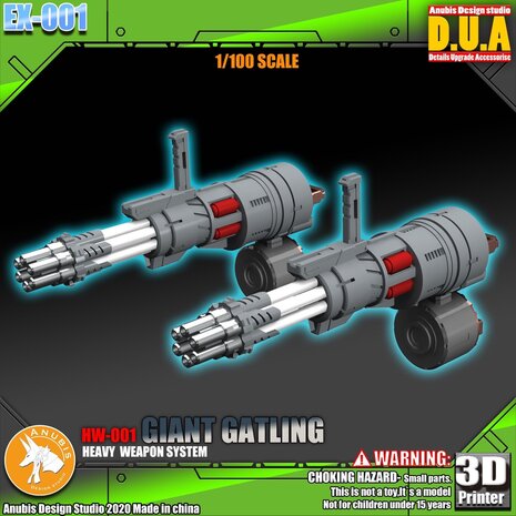 Anubis EX001 Giant Gatling Weapon Kit