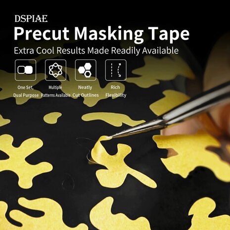DSPIAE Precut Masking Tape PMT 6 Soorten