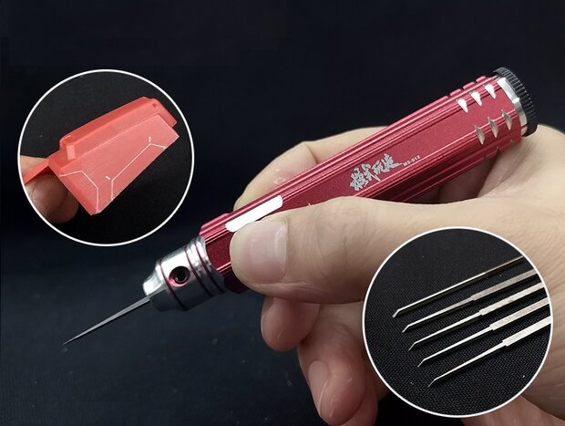 Moshi Scriber met 5 Mesjes MS-012