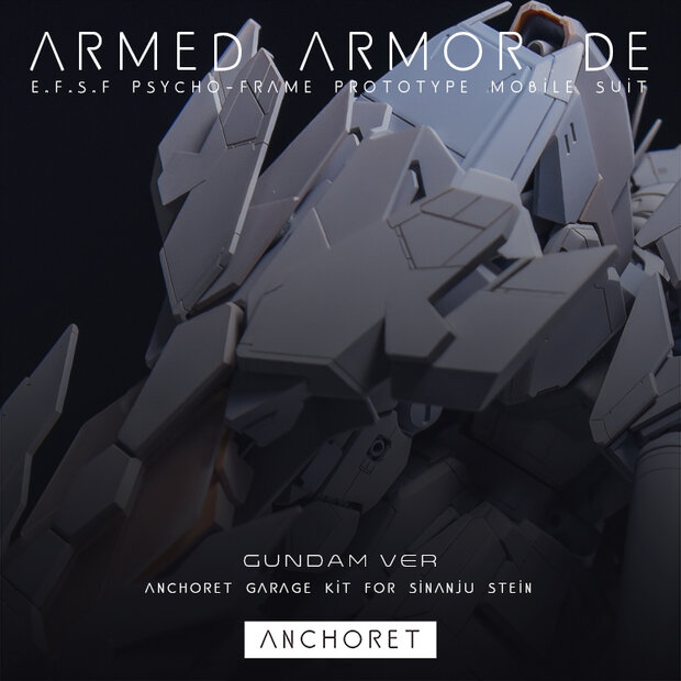 AnchoreT YujiaoLand MG Sinanju Stein, Unicorn en NU AADE Shield Dress-up Kit