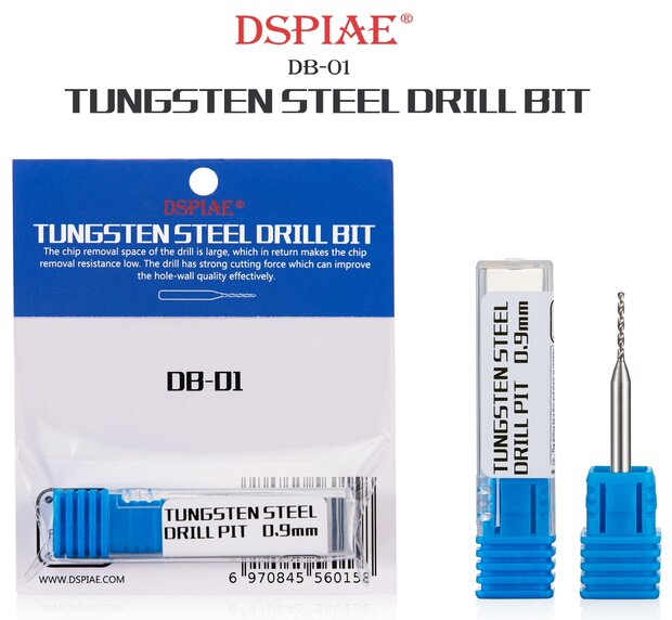 DSPIAE Wolfraam Boortjes Los 0.3- 3,0 DB-01