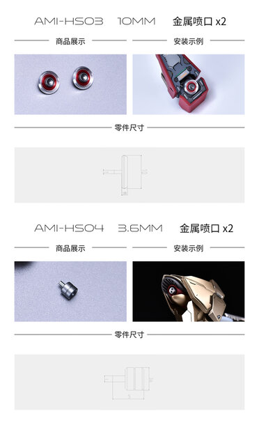 AnchoreT Yujiaoland MG Hyaku Shiki Metal Set