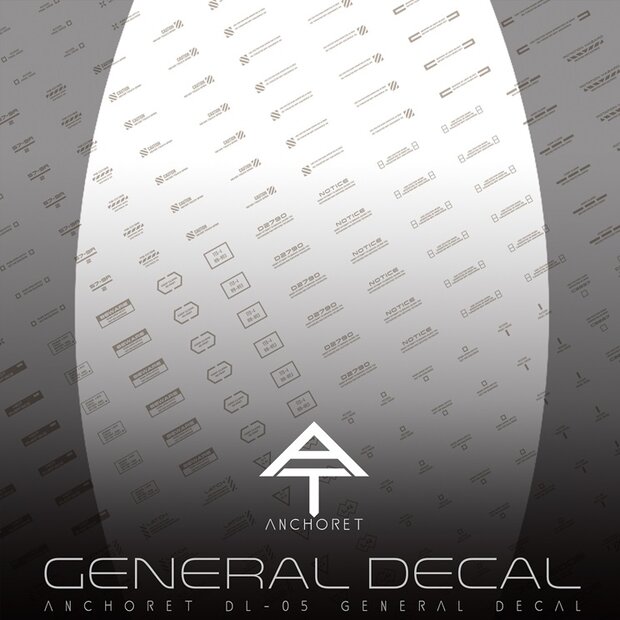 Anchoret YJL General Decal DL-05 Lichtgrijs
