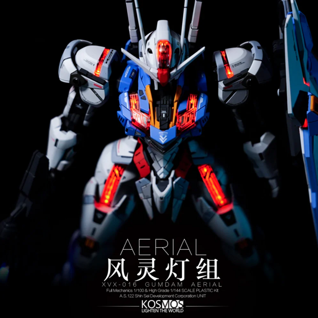 Kosmos FM Aerial Gundam RGB LED Set + Remote
