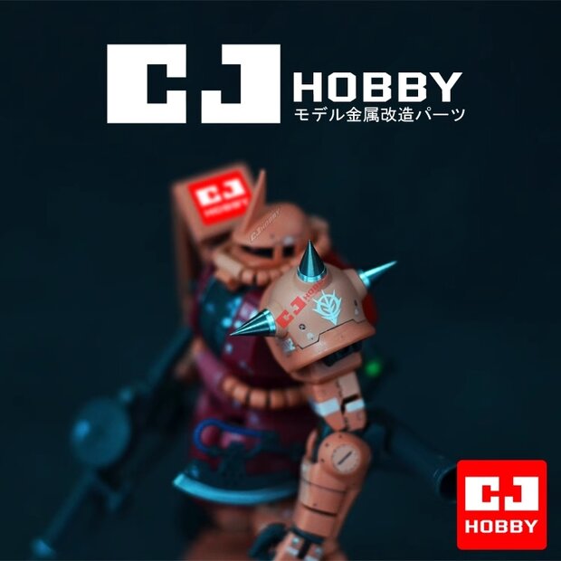 CJ Hobby 1/144 Metal Shoulder Spikes RS1 3ps