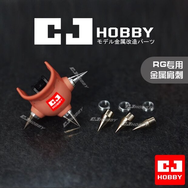 CJ Hobby 1/144 Metal Shoulder Spikes RS1 3ps