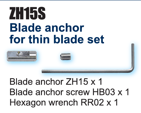 Echo Tech Thin Blade Anchor Set for Ultrasonic Cutter ZH15S