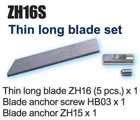 Echo Tech Thin Long Blade Set for Ultrasonic Cutter ZH16S