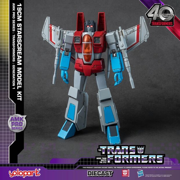 Yolopark Transformers: Generation 1 Starscream 19cm Model AMK Pro Series