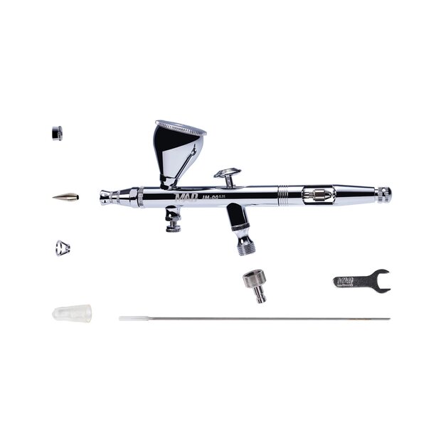 Madworks Professional Airbrush with MAC Valve 0.35mm JM-00 (Upgraded Ver)