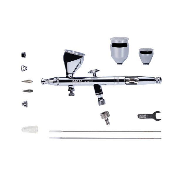 Madworks Professional Airbrush Ultimate Edition with MAC Valve + 0.5mm nozzle set JM-00U