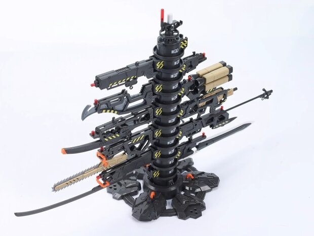 EW 1/144 Evangelion Weapon Set and Tower Display Base