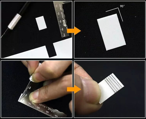 Moshi L-Liniaal en Graveerhulp MS-004