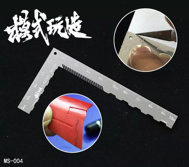 Moshi L-Liniaal en Graveerhulp MS-004