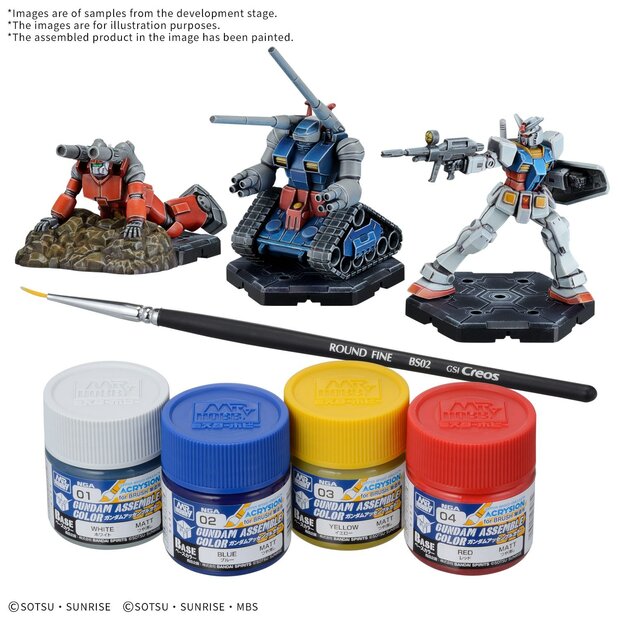 PRE-ORDER Gundam Assemble Paint Pack 01