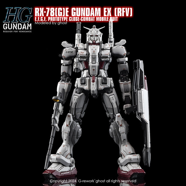 G-REWORK HG RX-78(G)E Gundam EX (RFV) Decals
