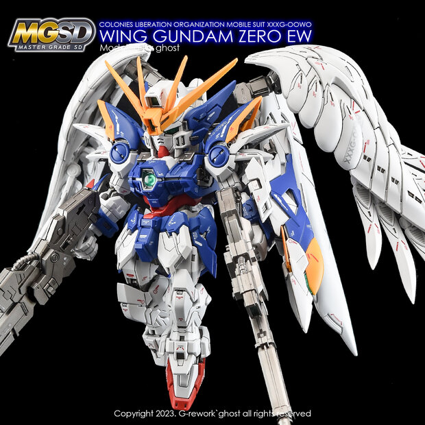 G-REWORK MGSD Wing Gundam Zero EW Decals