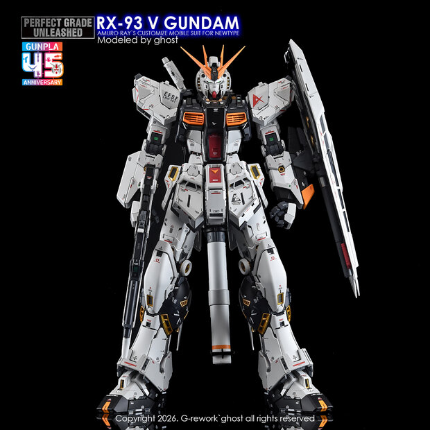 G-REWORK PG Unleashed RX-93 V Gundam Decals