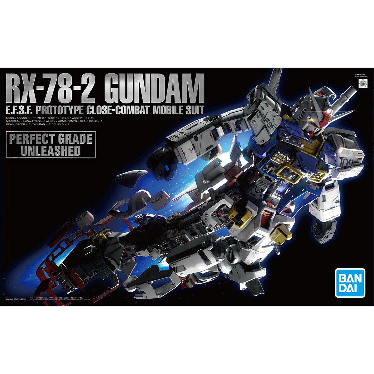 1/60 PG Unleashed RX-78-2 Gundam RX-78-2 PG Bandai - Zeonmarket